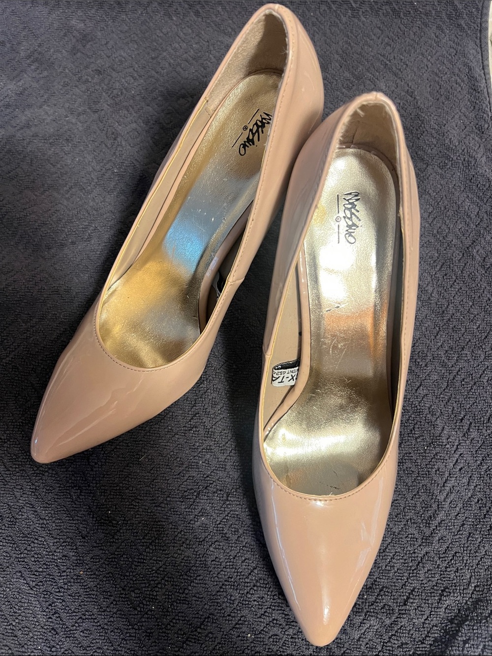 Mossimo Supply Co. Blush Patent Pointed-Toe Pumps